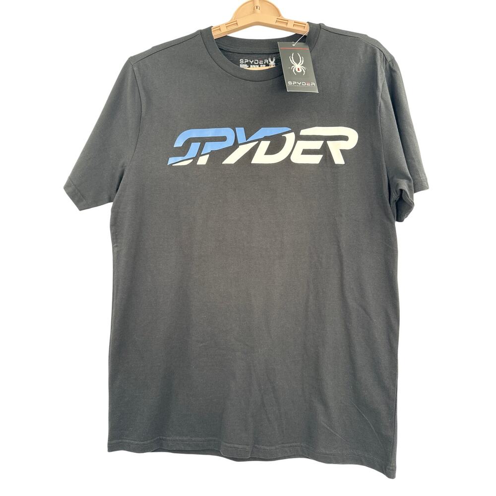 Spyder casual mens tshirt black size M